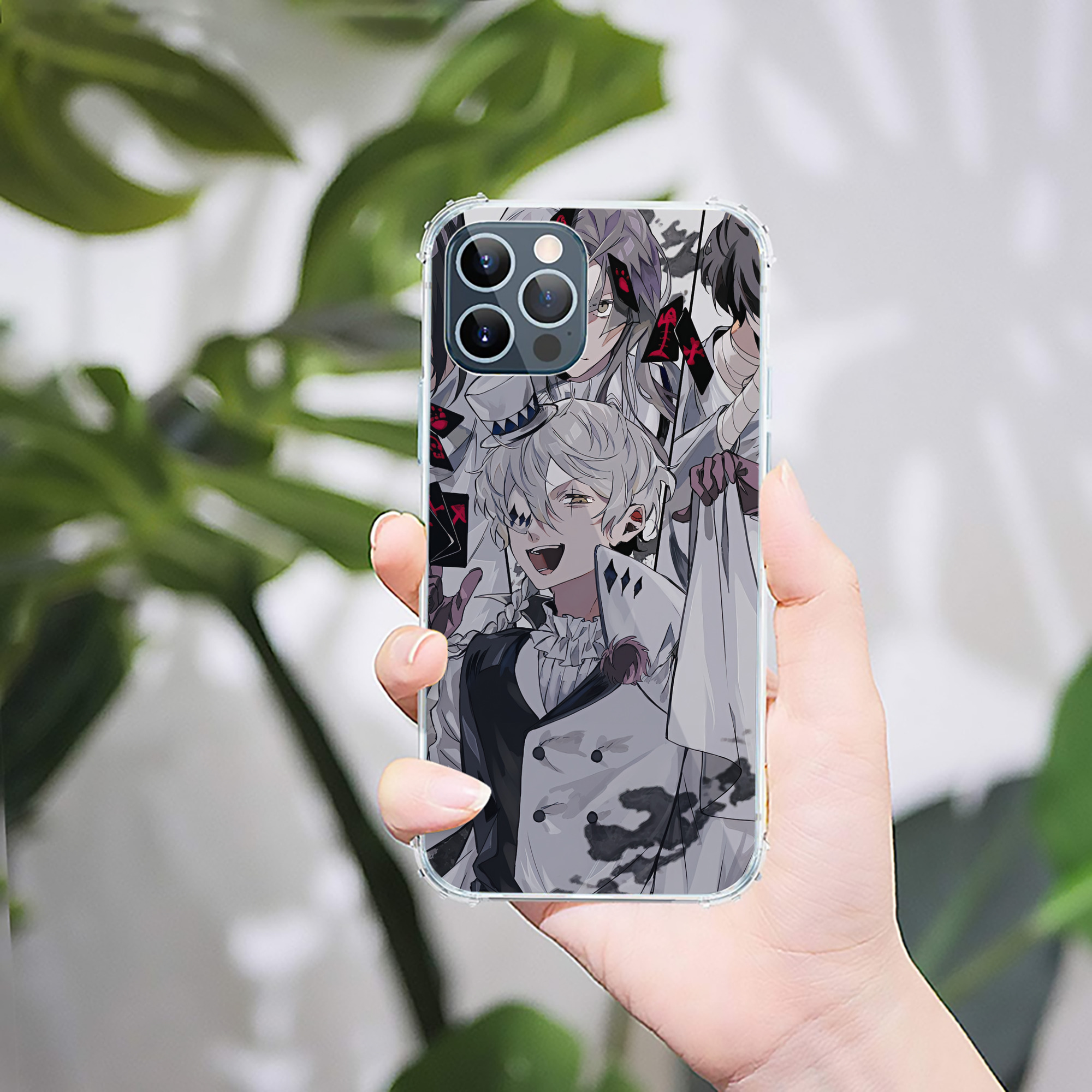 （画像用） 文豪ストレイドッグス Bungo Stray Dogs 【iPhone 12シリーズ対応】透明スマホケース（クリアソフトケース）